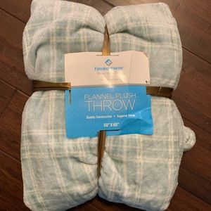 Flannel Plush Throw Blanket